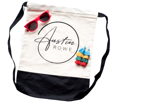 Austin Rowe Drawstring Bag